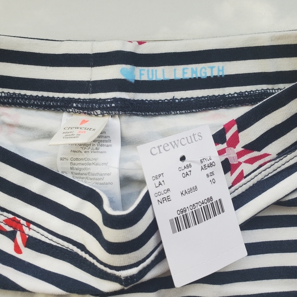 BNWT Candy Cane Striped Leggings - Picture 3 of 3